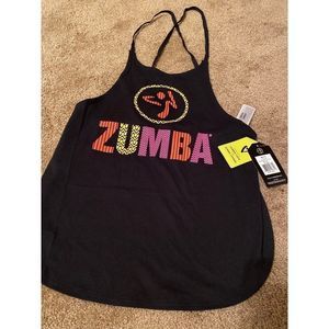 NWT Small Zumba Tribe open back Strappy back tie‎